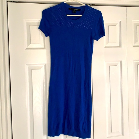 French Connection Blue dress size US 2 - Picture 2 of 3